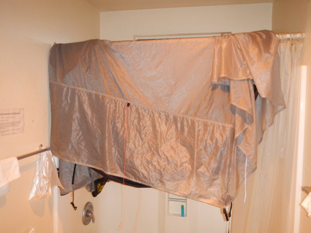 Wring out your wet...